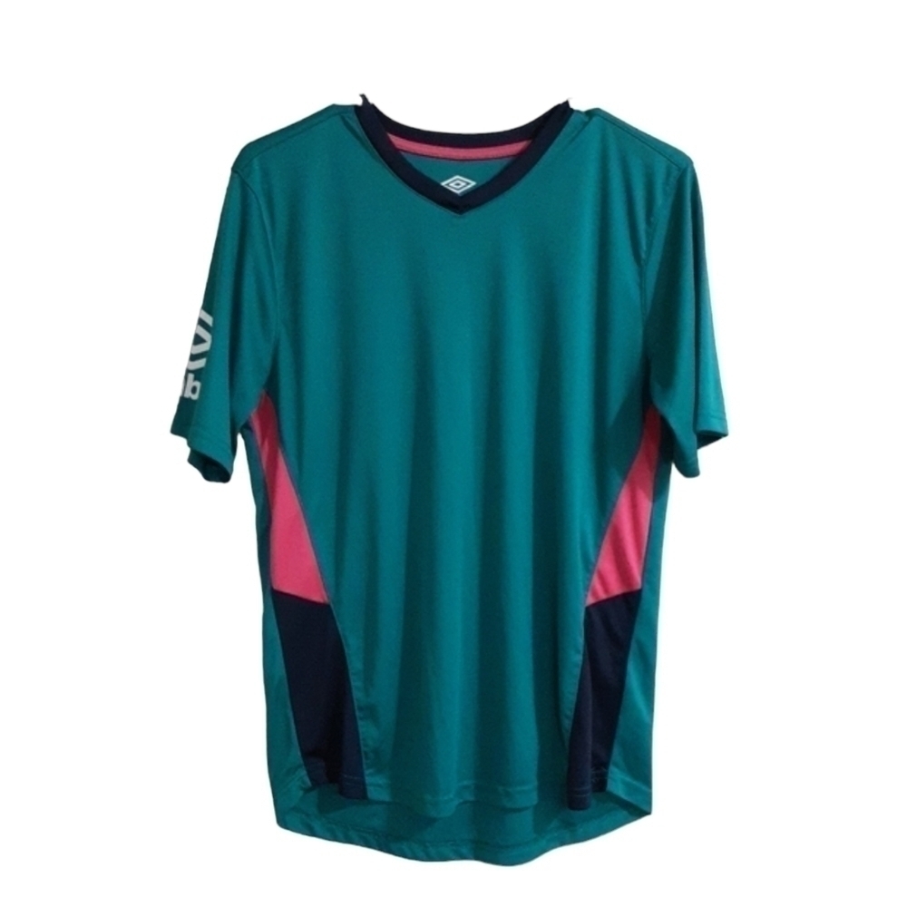Umbro women performance t-shirt 2XL green outdoor hiking camp casual